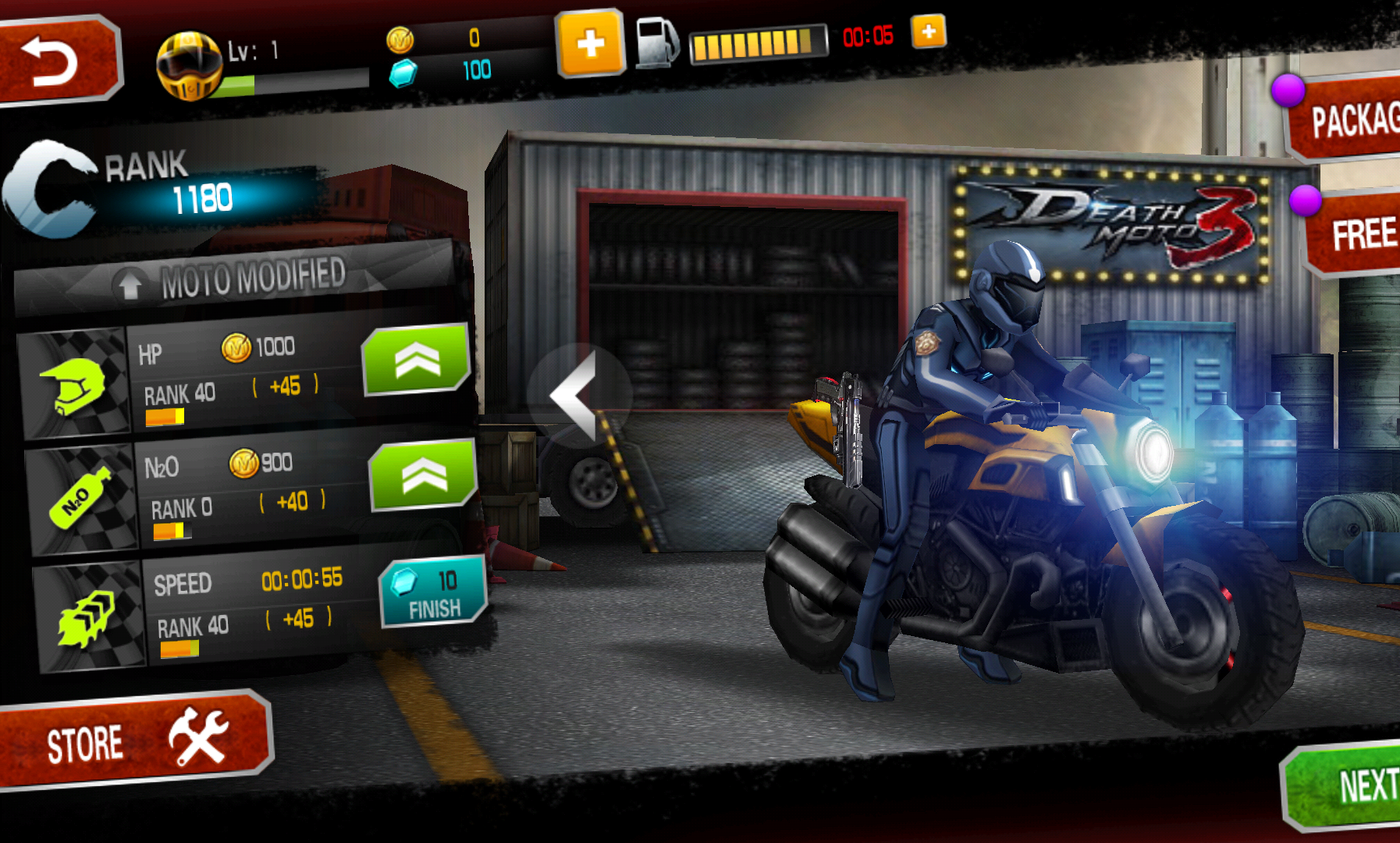 androidアプリ Death Moto 3攻略スクリーンショット5