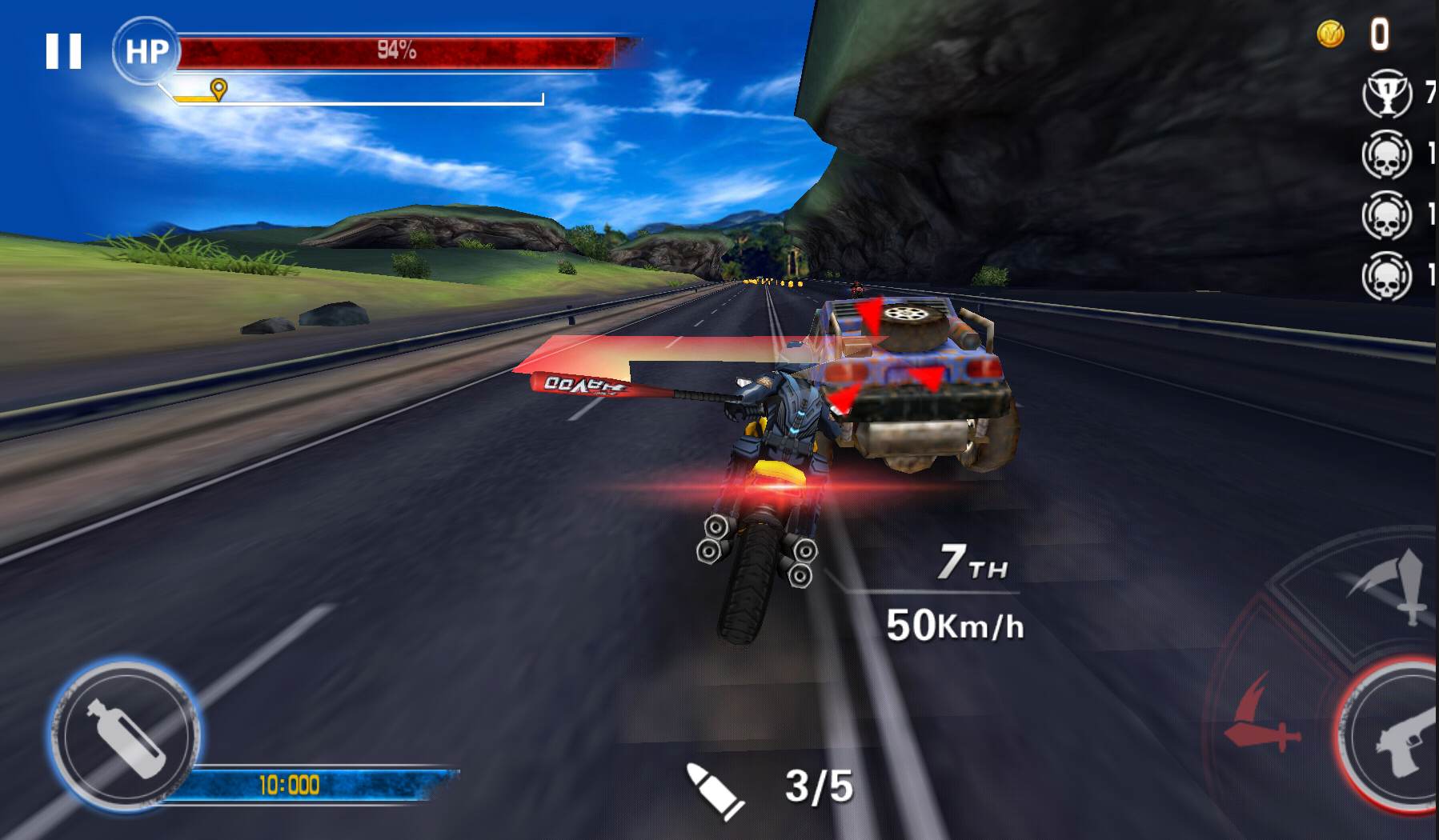 Death Moto 3 androidアプリスクリーンショット1