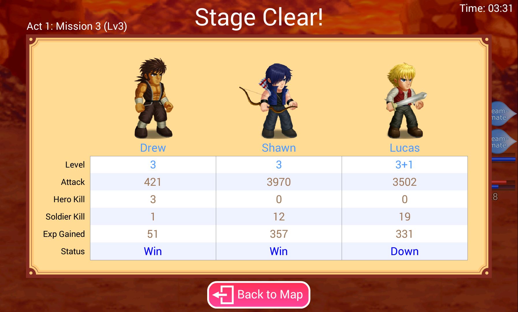 androidアプリ Hero Fighter X攻略スクリーンショット4