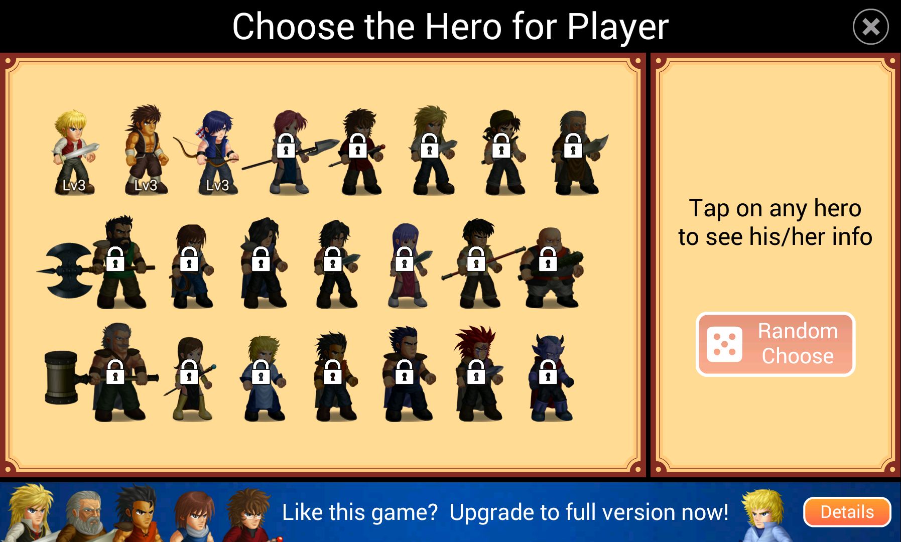 Hero Fighter X androidアプリスクリーンショット2