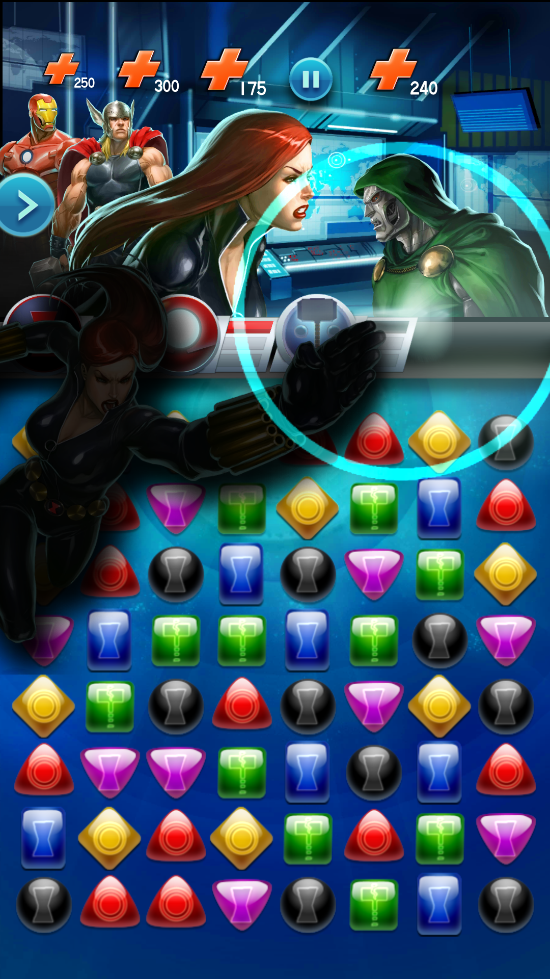 androidアプリ マーベル・パズルクエスト攻略スクリーンショット4