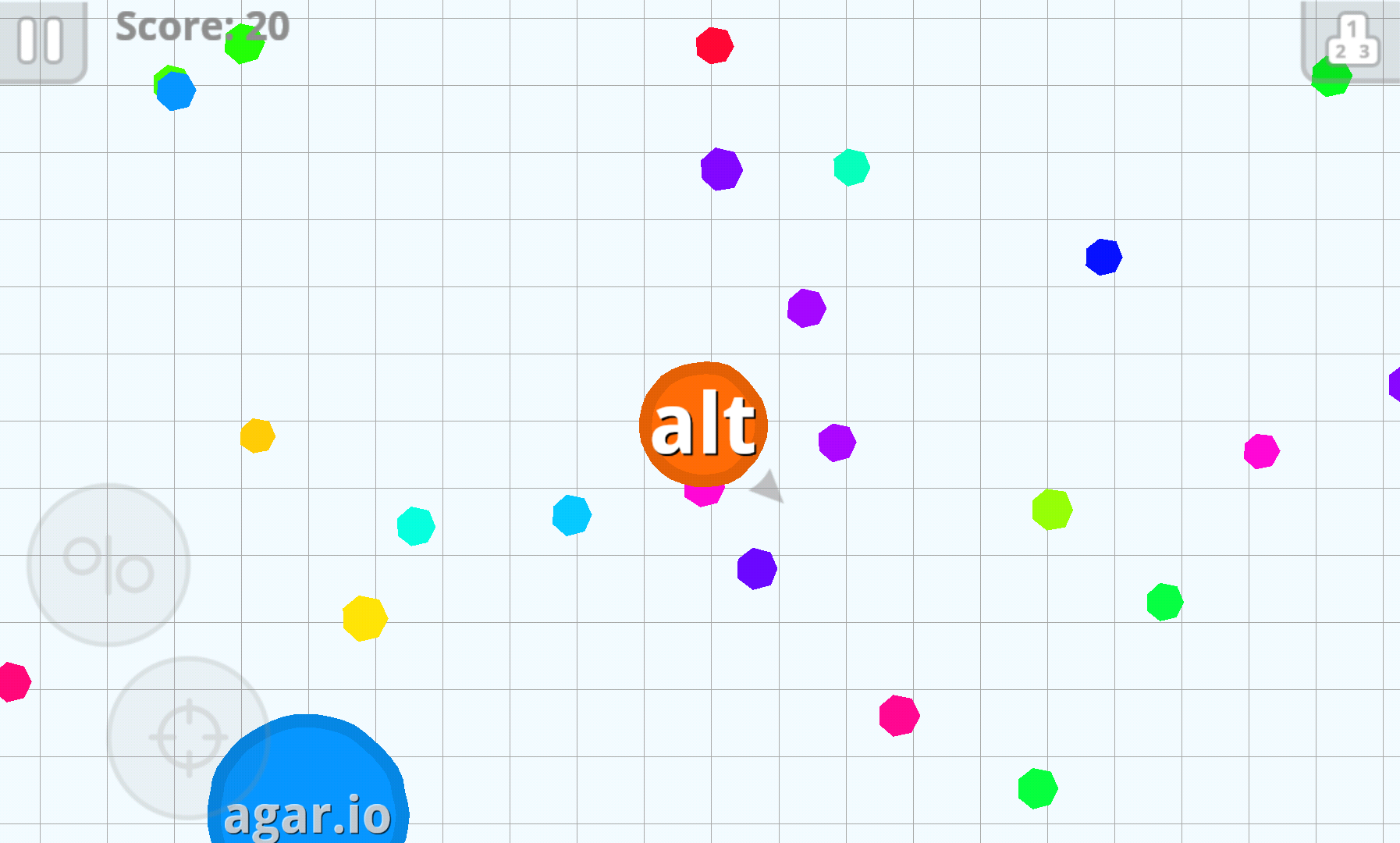 androidアプリ Agar.io攻略スクリーンショット1