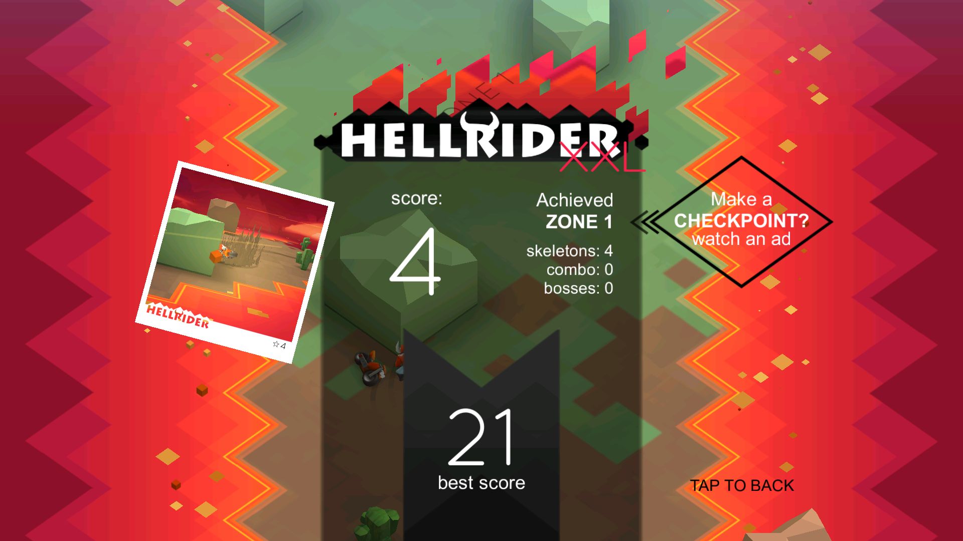 androidアプリ Hellrider攻略スクリーンショット5