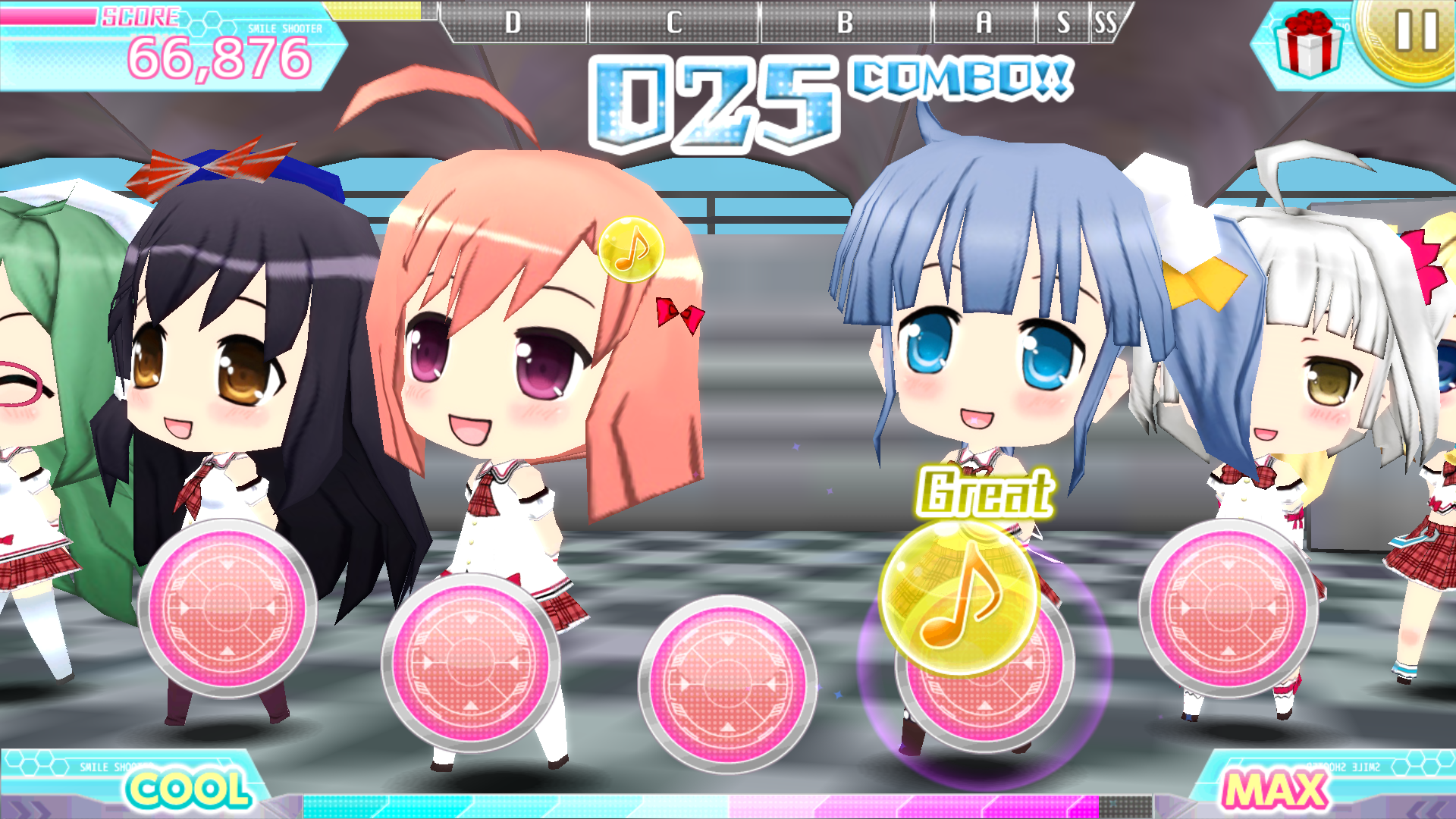 スマイル☆シューター Dear my Dream androidアプリスクリーンショット1