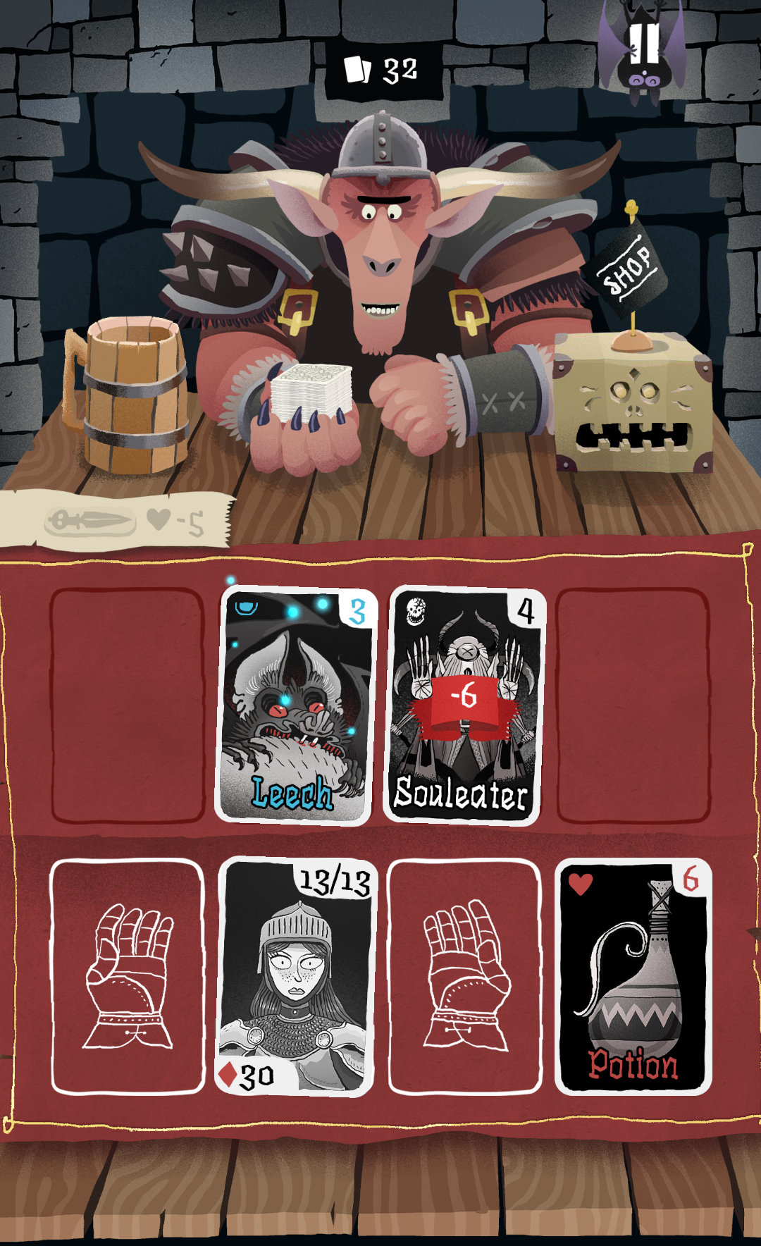 androidアプリ Card Crawl攻略スクリーンショット2