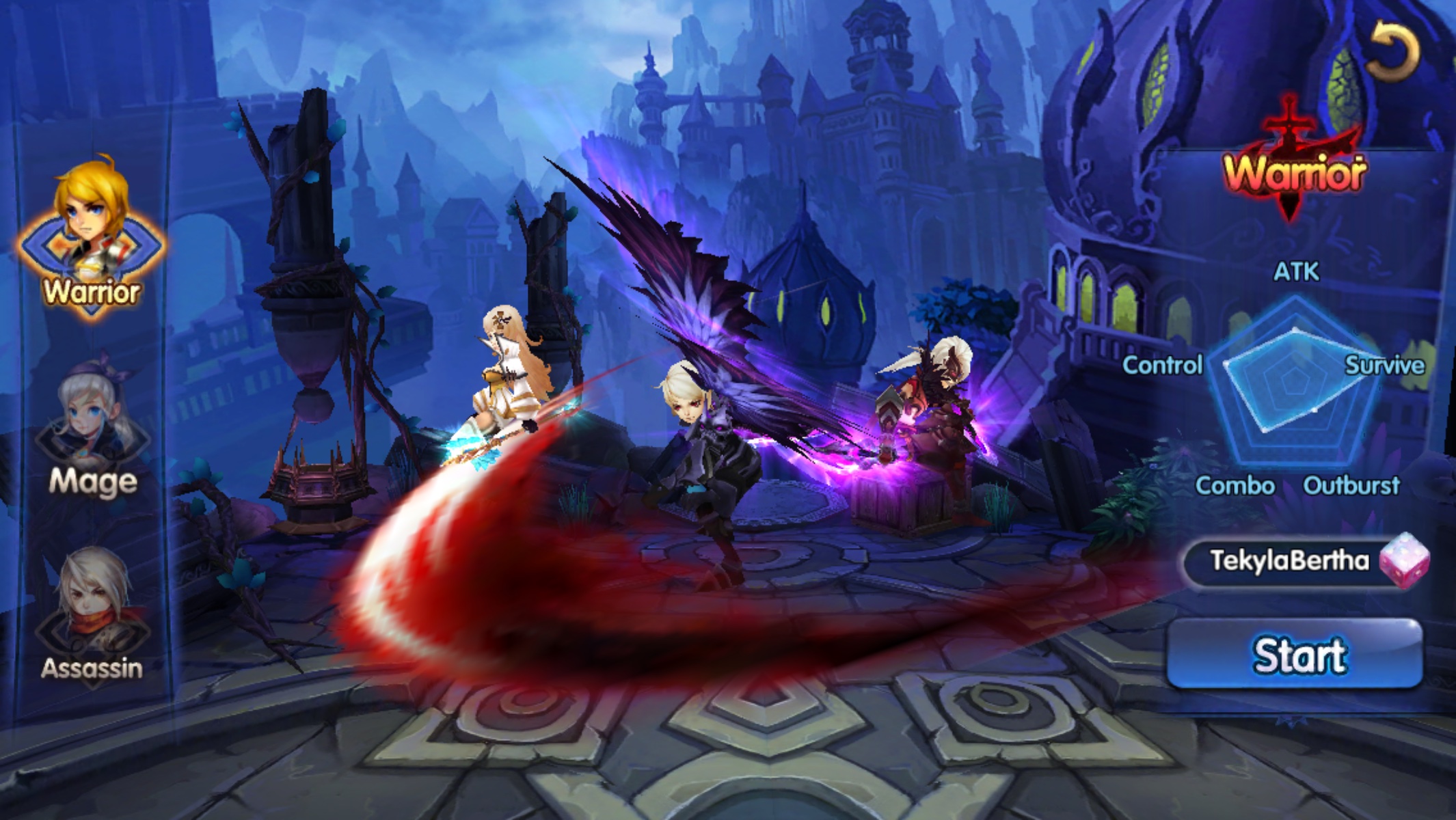 androidアプリ HOLY KNIGHT攻略スクリーンショット2