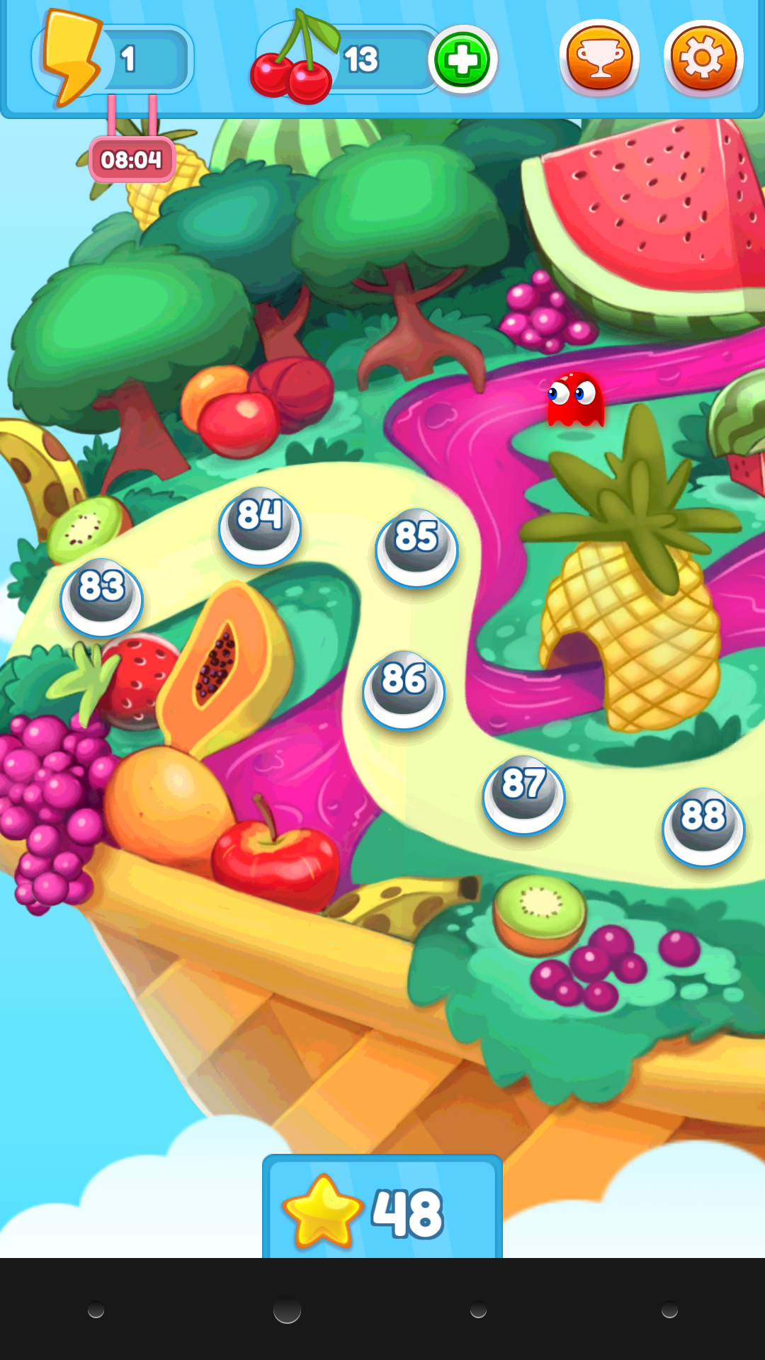 androidアプリ PAC-MAN Bounce - パズルアドベンチャー攻略スクリーンショット8