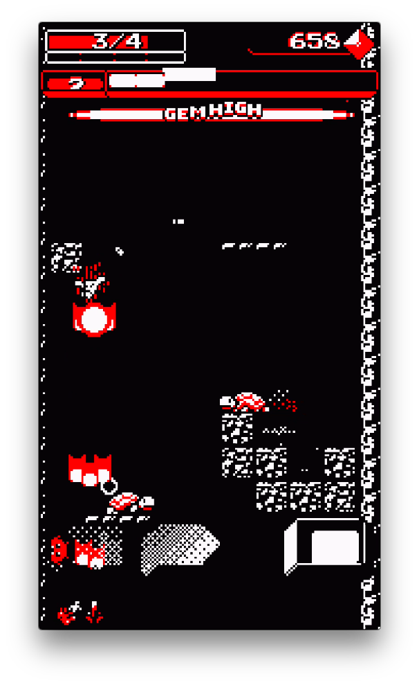 Downwell androidアプリスクリーンショット1