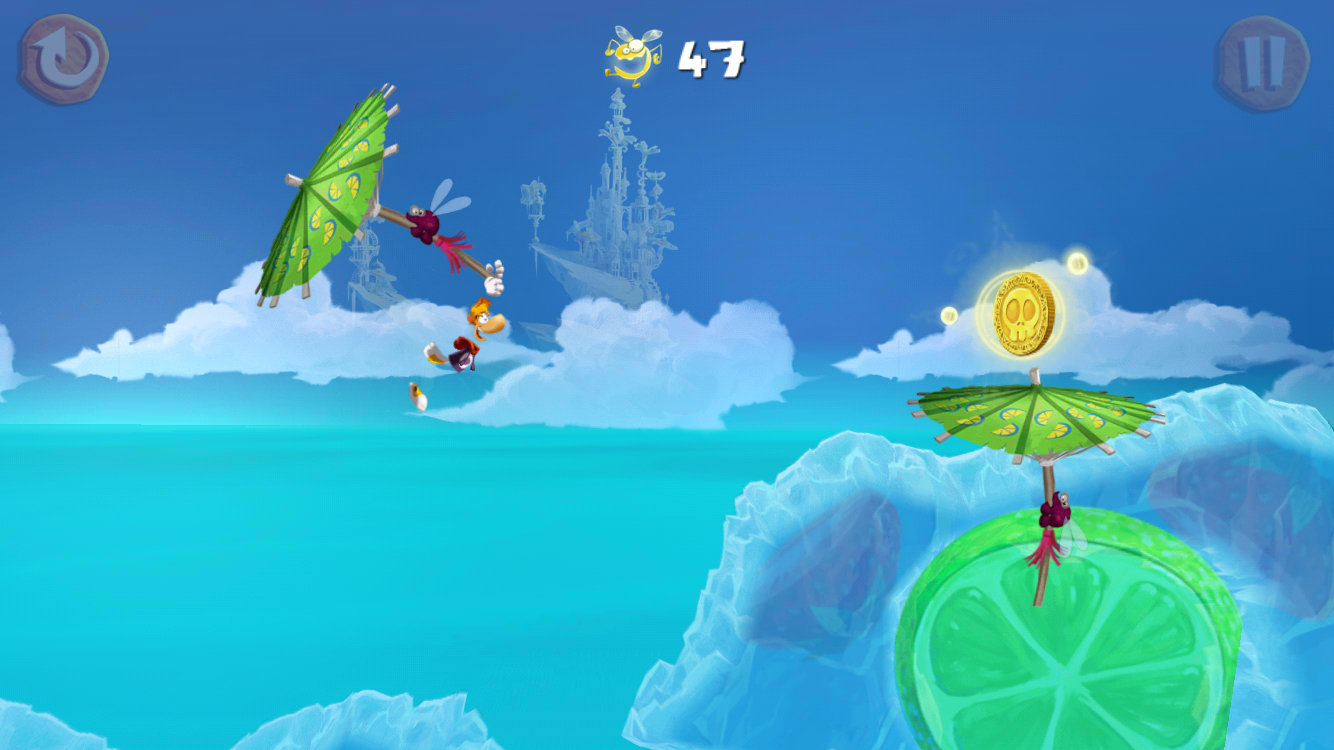 Rayman Fiesta Run(レイマン フィエスタ ラン) androidアプリスクリーンショット1