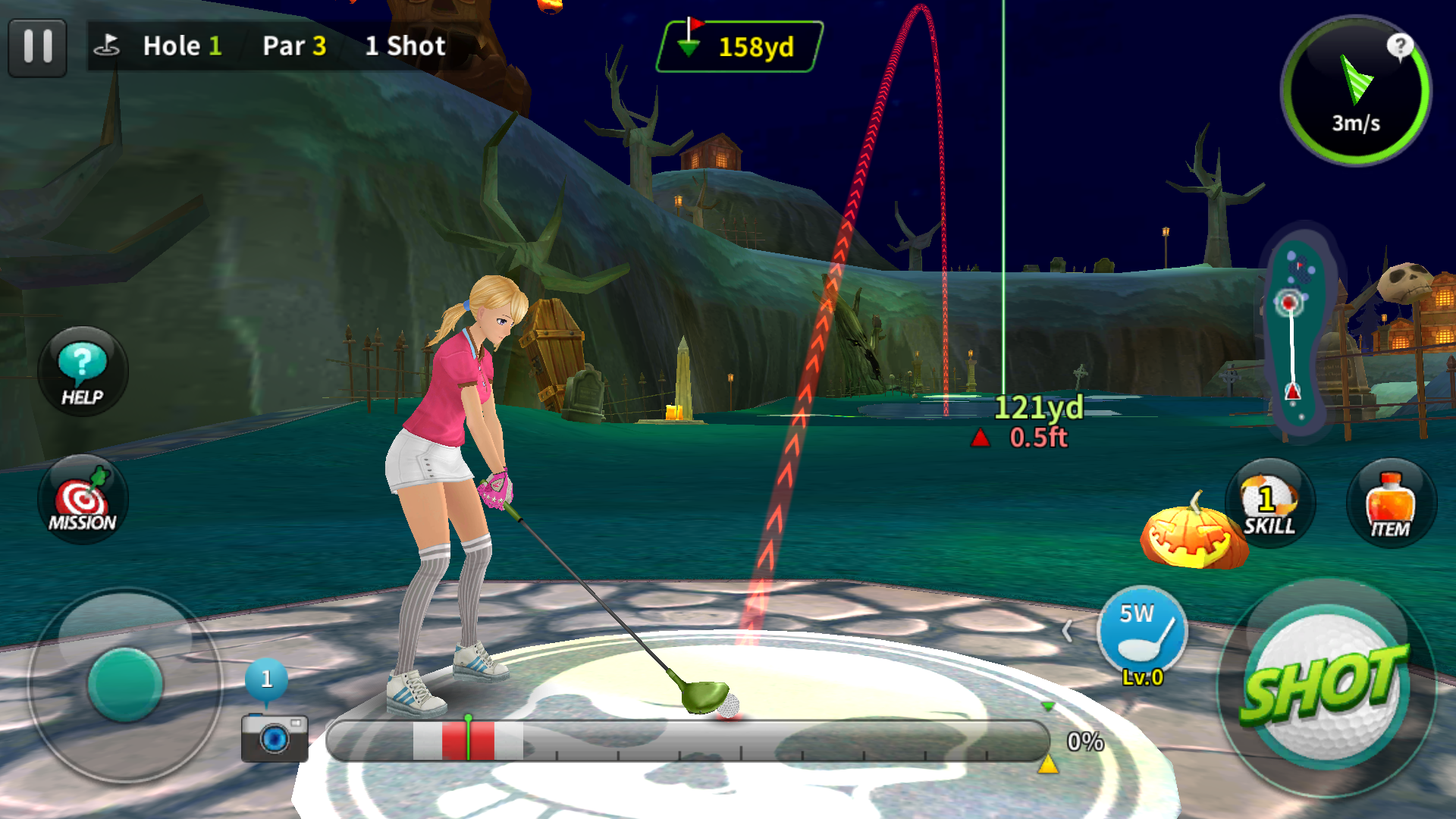 androidアプリ Nice Shot Golf攻略スクリーンショット7