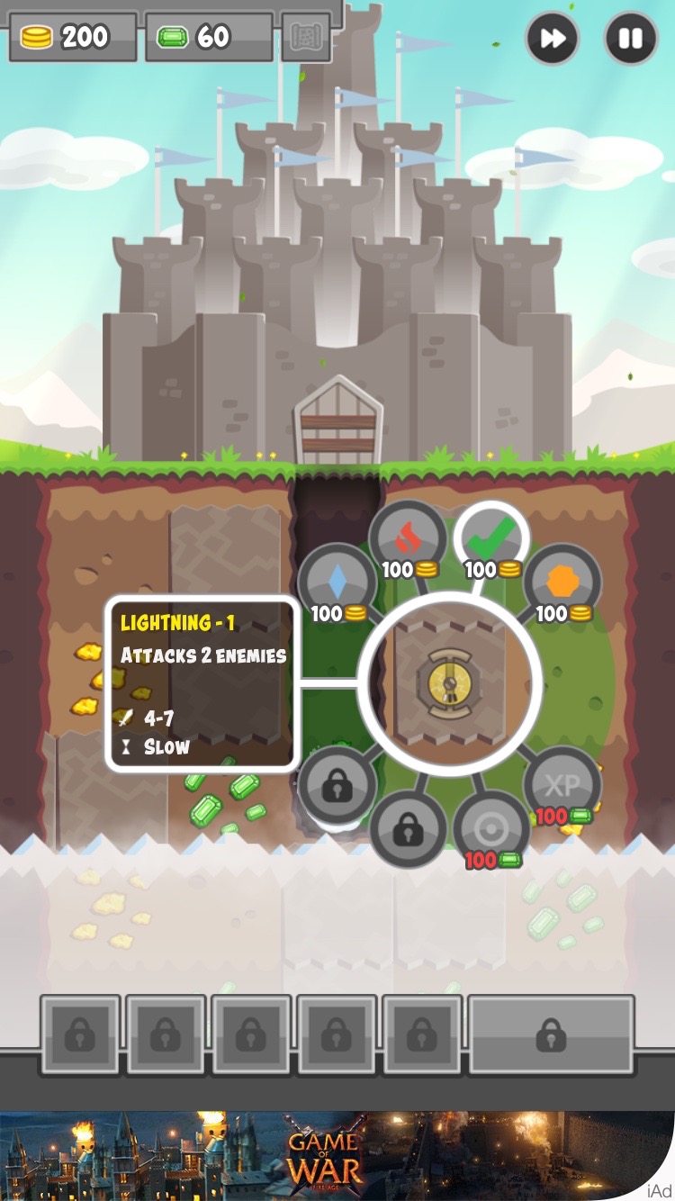 androidアプリ Digfender攻略スクリーンショット2