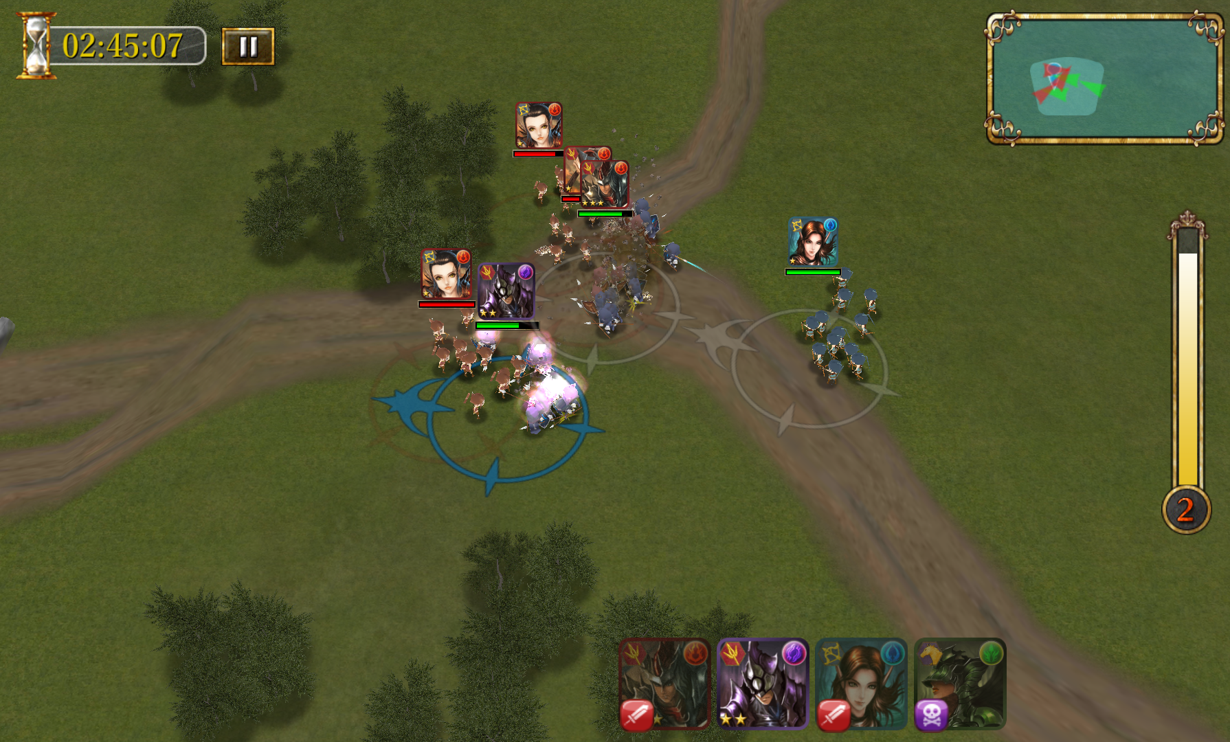 androidアプリ Legend of War / Midgard攻略スクリーンショット2
