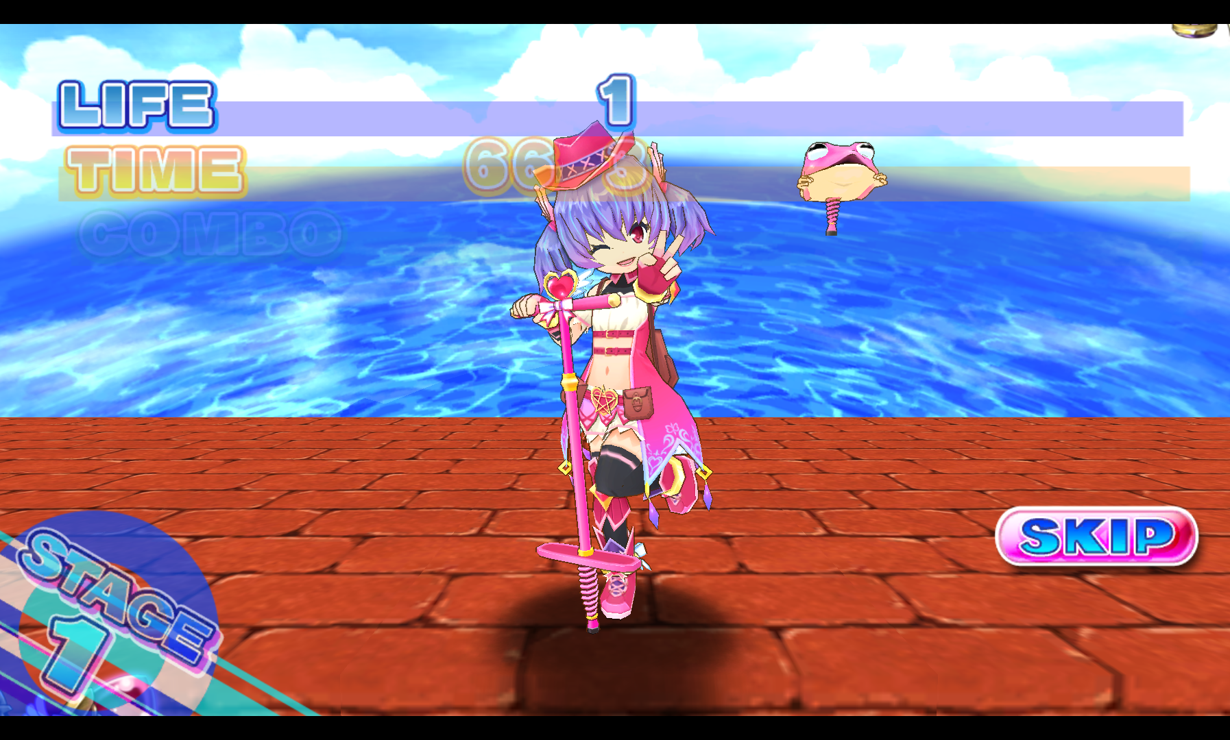 ホッピングガールこはねちゃん～魔宝石の秘密～ androidアプリスクリーンショット2