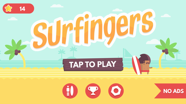 androidアプリ Surfingers攻略スクリーンショット1