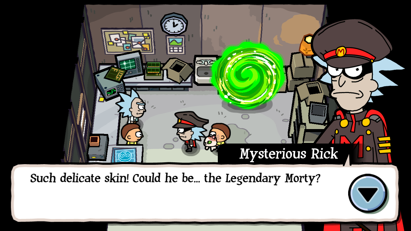 androidアプリ Pocket Mortys攻略スクリーンショット2