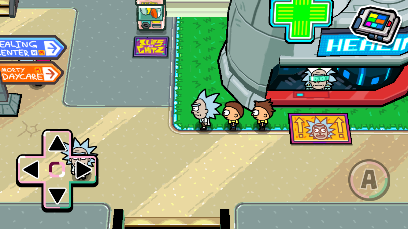 Pocket Mortys androidアプリスクリーンショット1