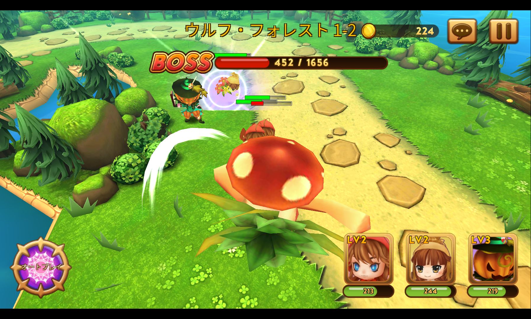 androidアプリ Under Story ～童話世界の勇者たち～攻略スクリーンショット4