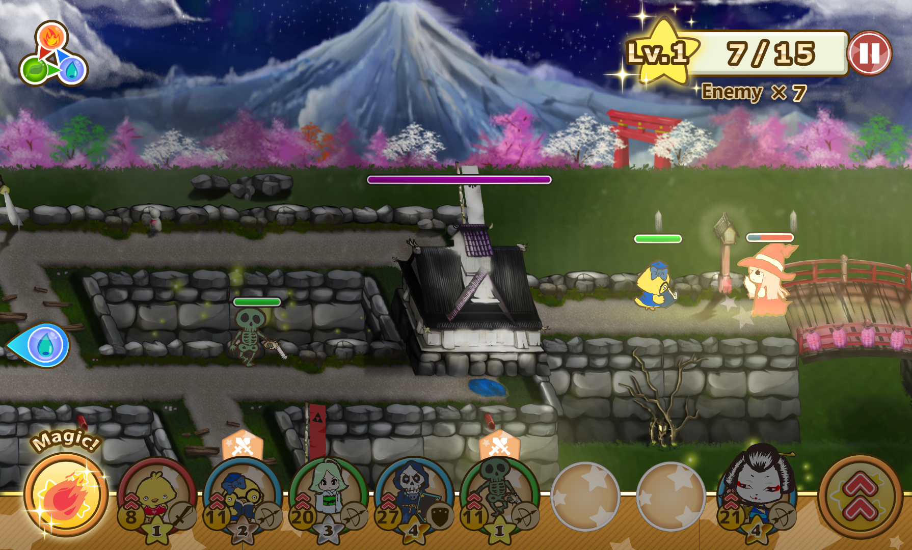 バトルド魔王 ～勇者とハチャメチャ大合戦～ androidアプリスクリーンショット1