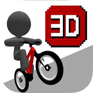 跳びだせ!チャリ走3Dのアプリアイコン
