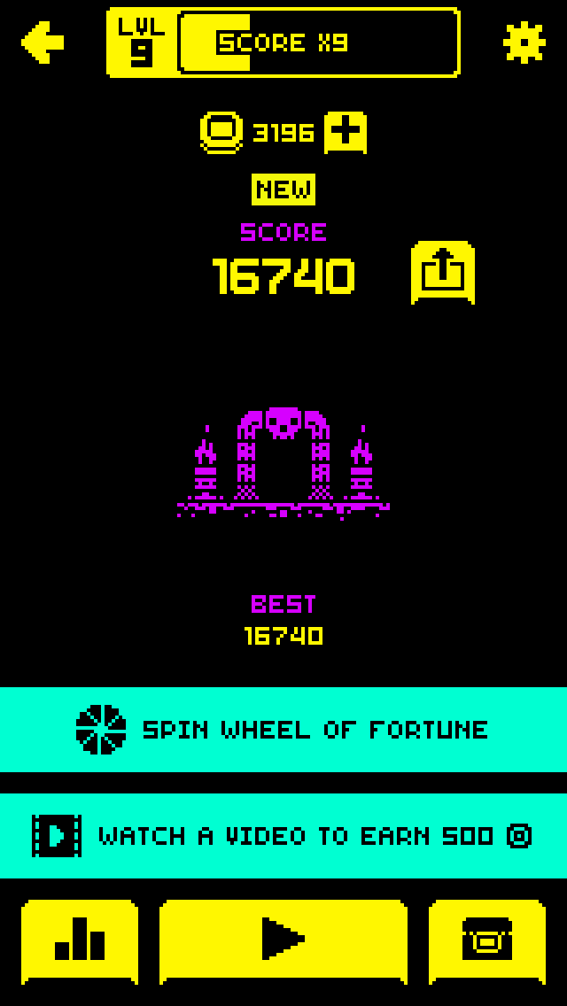 androidアプリ Tomb of the Mask攻略スクリーンショット7