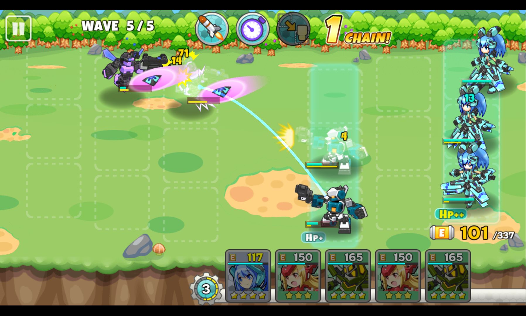 androidアプリ コズミックブレイク ソラの戦団攻略スクリーンショット3
