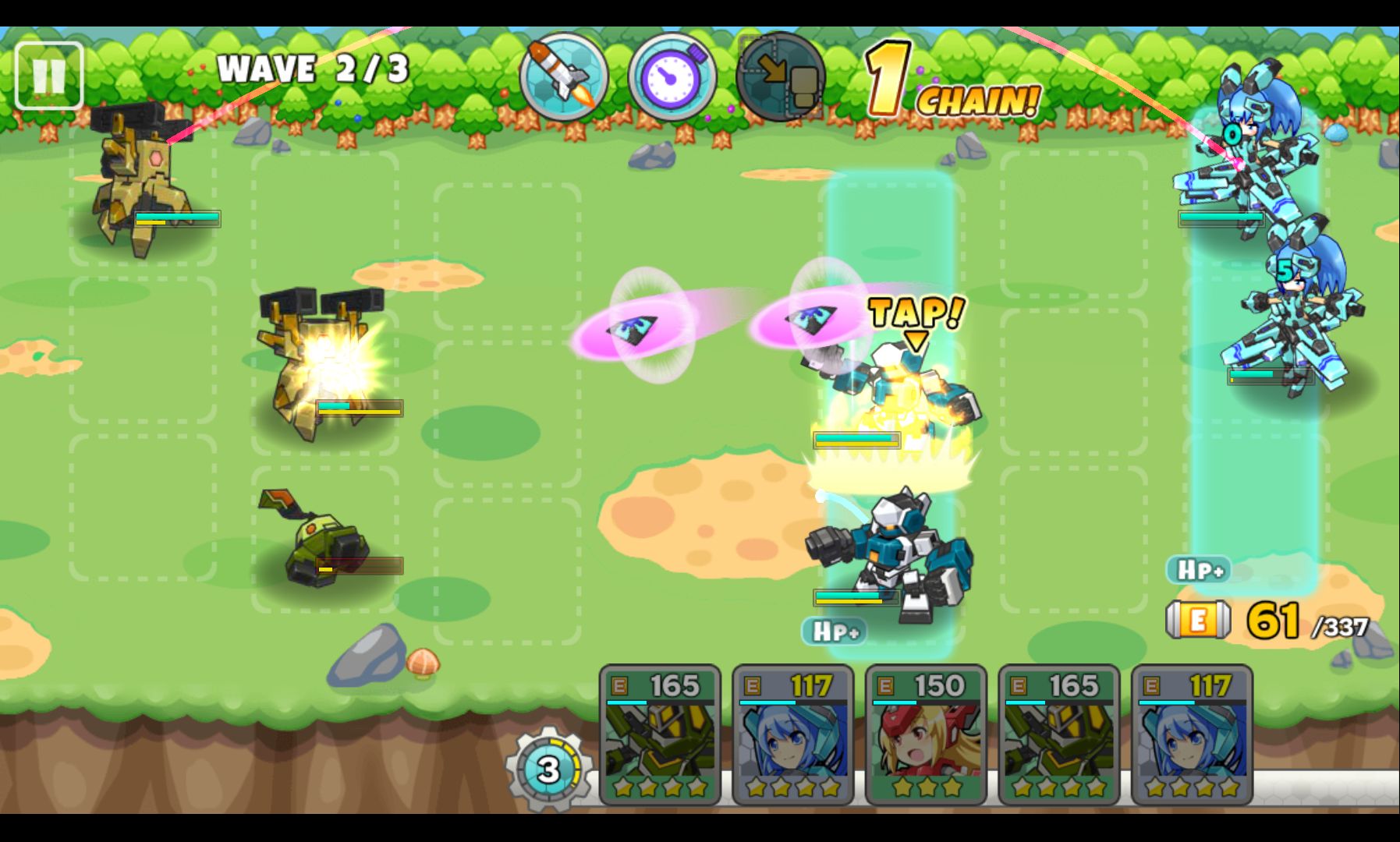 コズミックブレイク ソラの戦団 androidアプリスクリーンショット1
