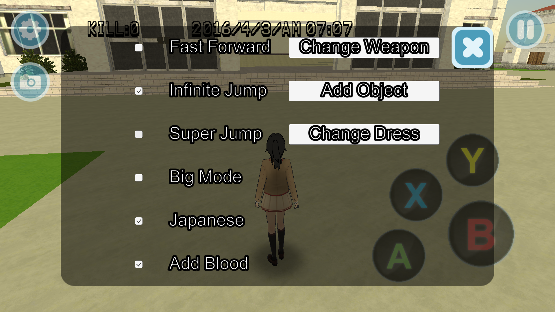androidアプリ High School Simulator GirlA BT攻略スクリーンショット3