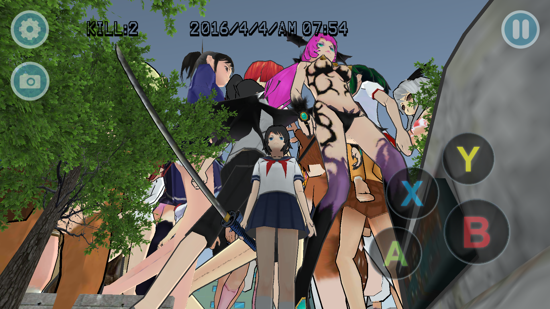 High School Simulator GirlA BT androidアプリスクリーンショット2