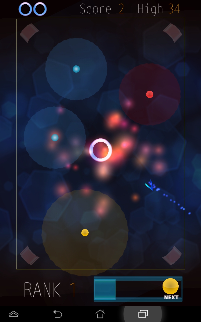 androidアプリ GravityHoles攻略スクリーンショット4