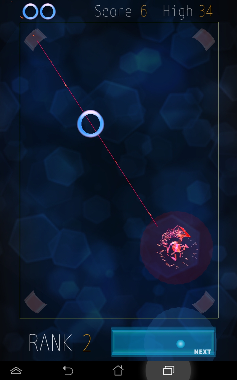androidアプリ GravityHoles攻略スクリーンショット5