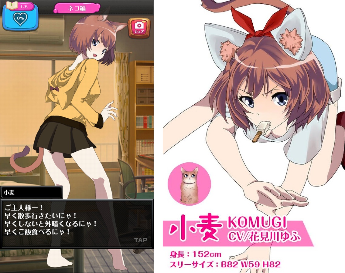 androidアプリ 擬人缶～俺のペットが少女になった～攻略スクリーンショット2