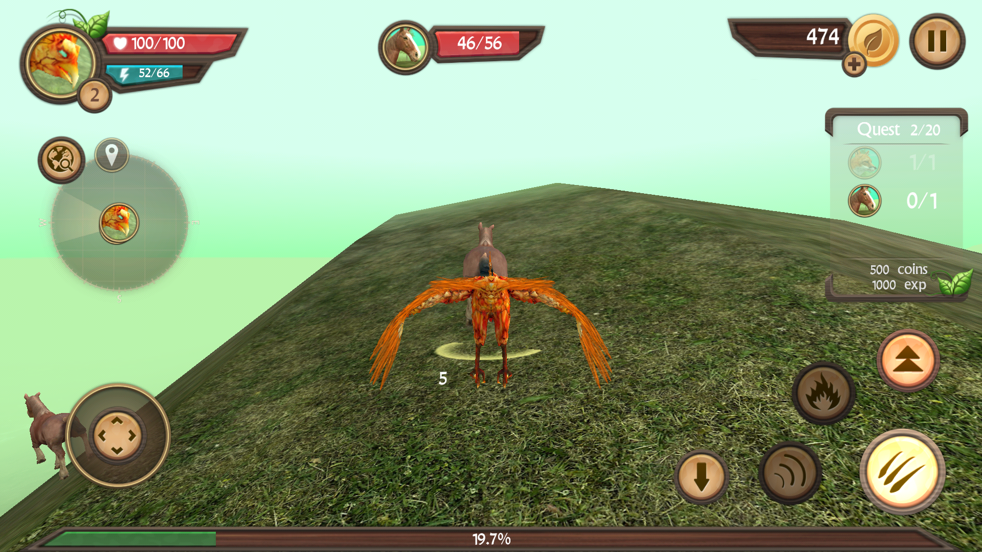 androidアプリ Phoenix Sim 3D（フェニックス シミュレータ）攻略スクリーンショット2