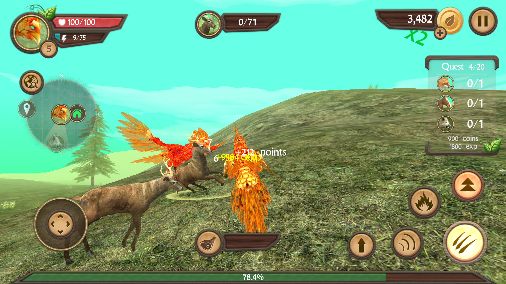 Phoenix Sim 3D（フェニックス シミュレータ） androidアプリスクリーンショット2