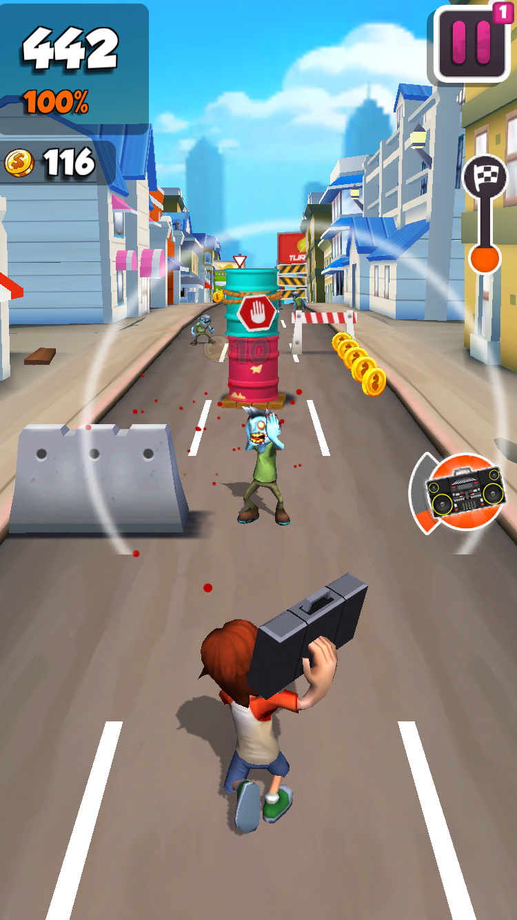 androidアプリ Undead City Run攻略スクリーンショット2
