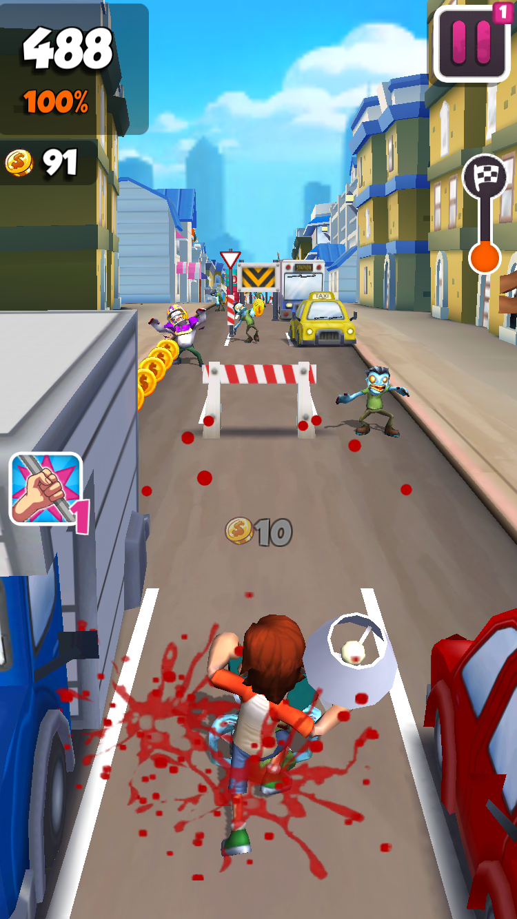 Undead City Run androidアプリスクリーンショット1