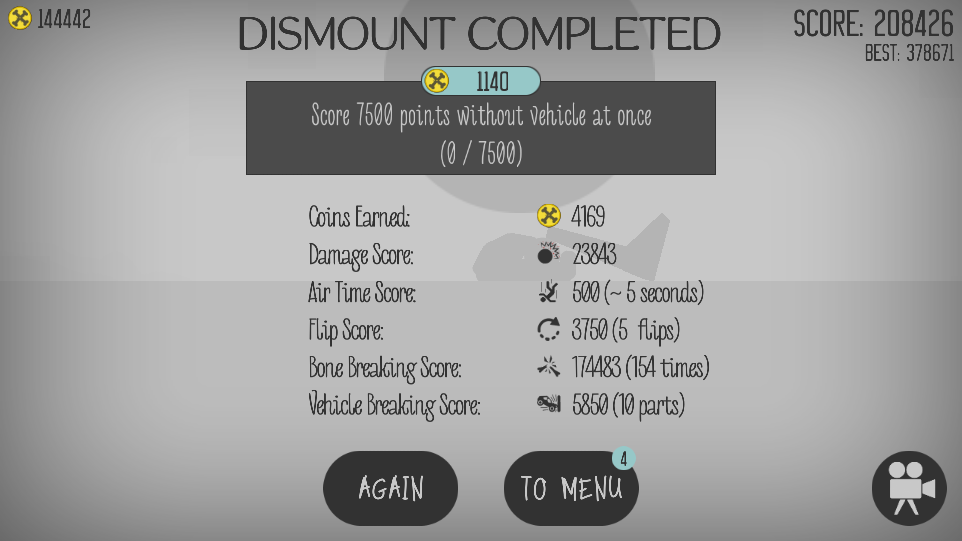 androidアプリ Stickman Dismounting攻略スクリーンショット2