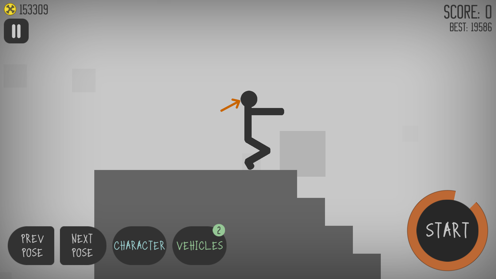 androidアプリ Stickman Dismounting攻略スクリーンショット3