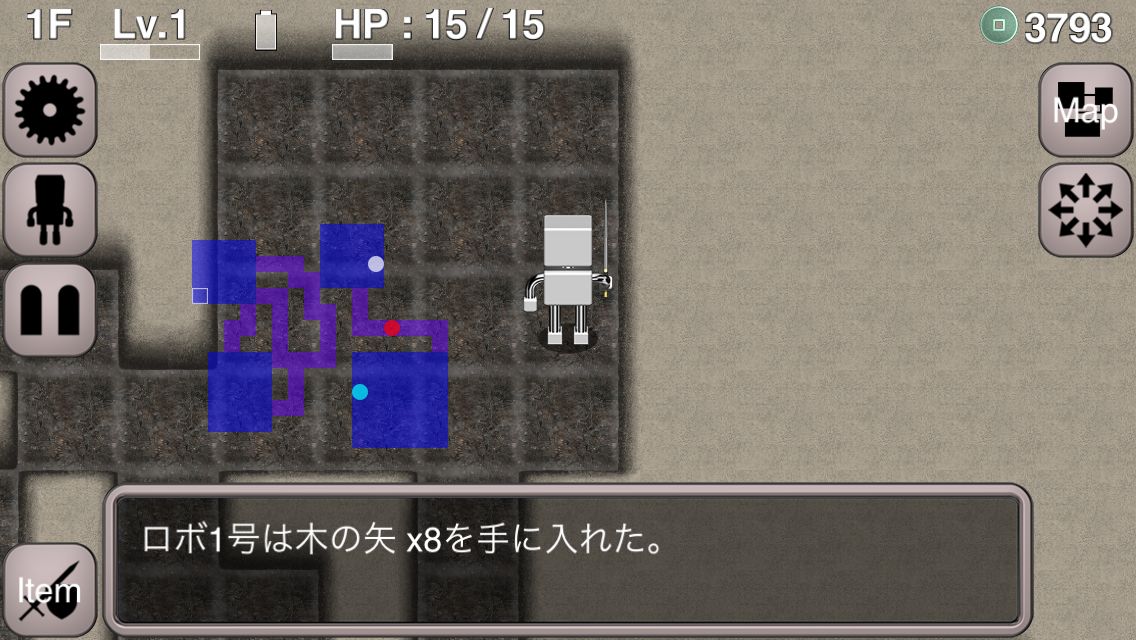 androidアプリ ロボローグ（Roborogue）攻略スクリーンショット3