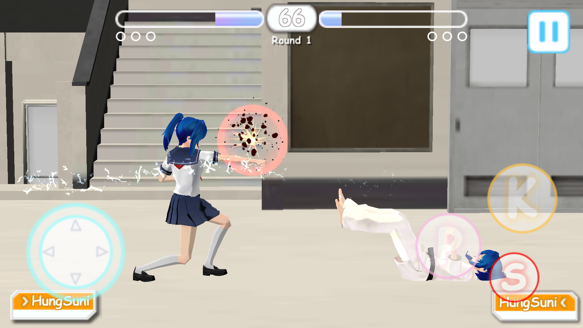 androidアプリ SchoolFighter!!攻略スクリーンショット5
