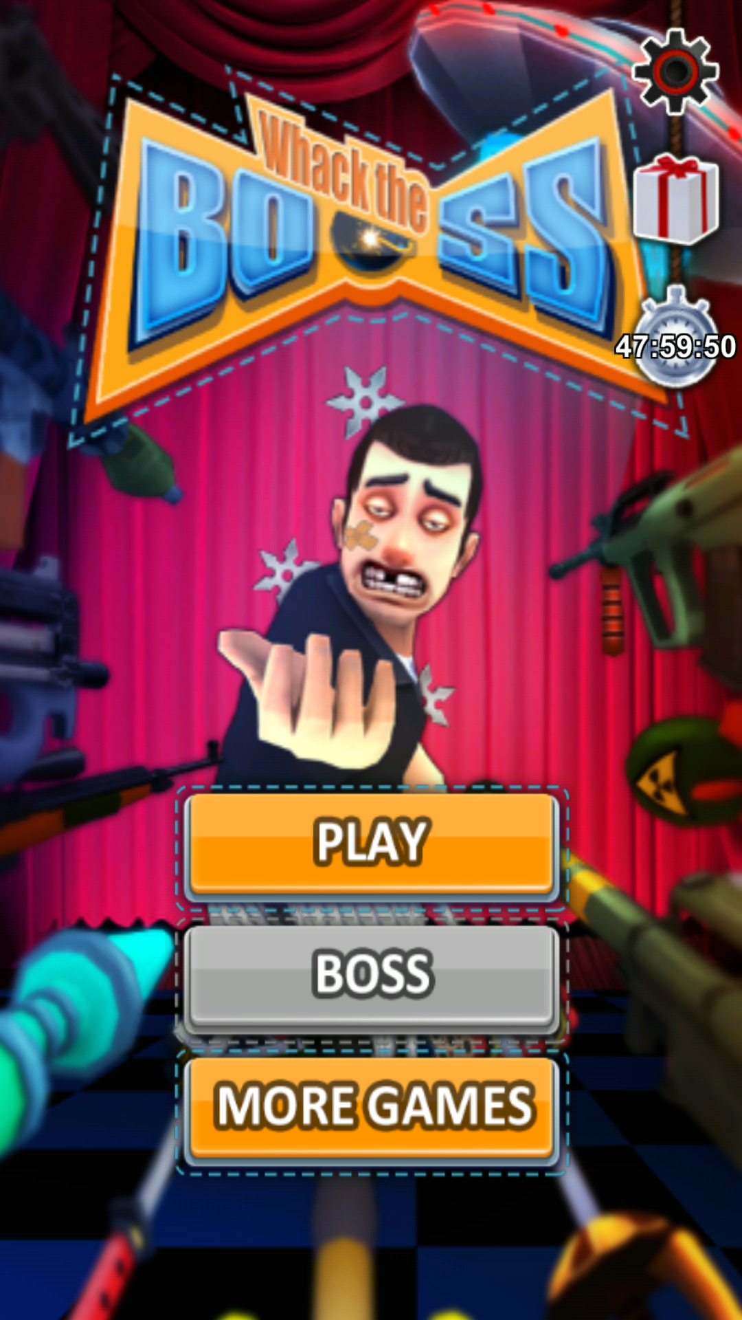 androidアプリ Whack the Boss（上司いじめ）攻略スクリーンショット1