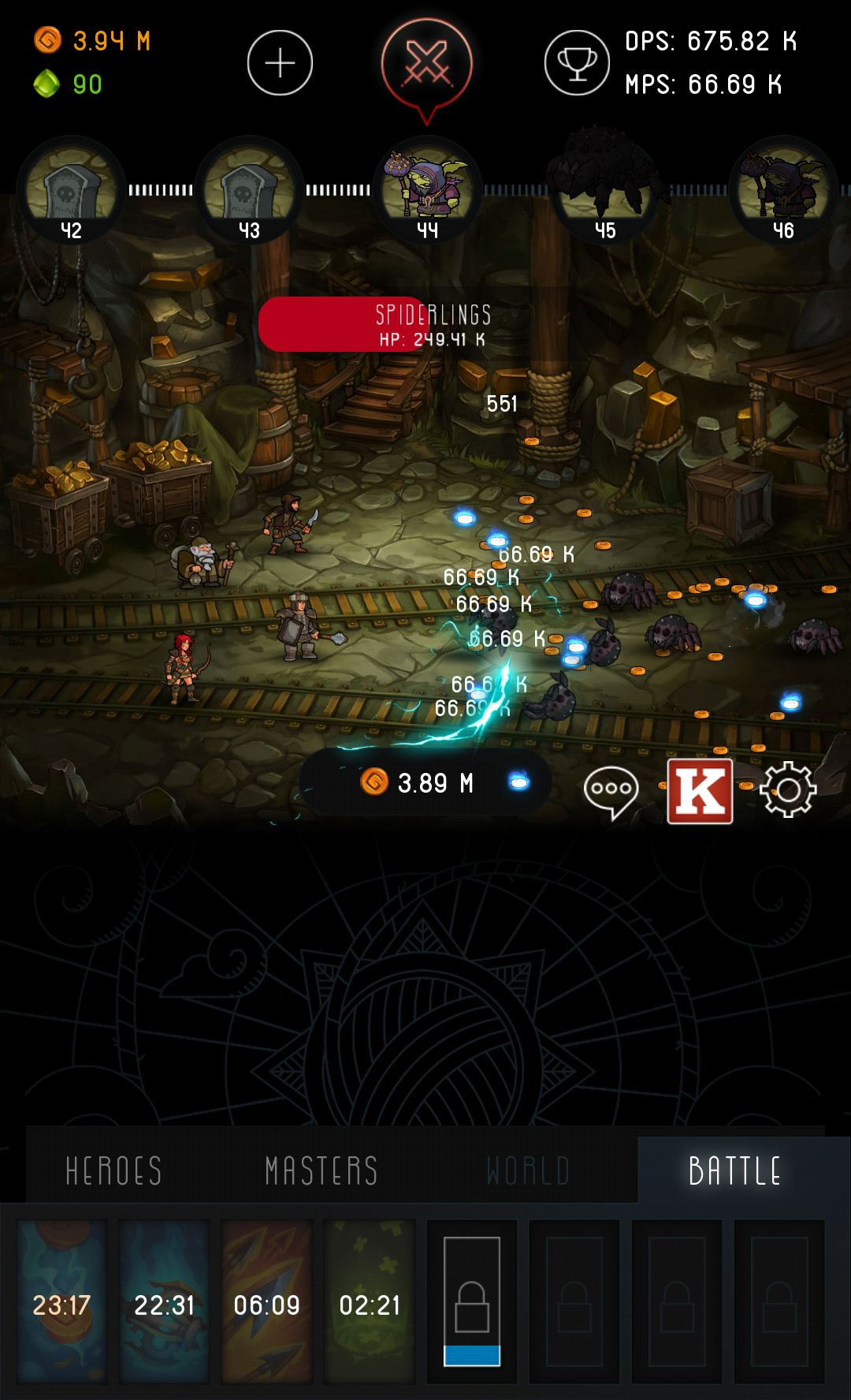 androidアプリ Tap Adventure: Time Travel攻略スクリーンショット4