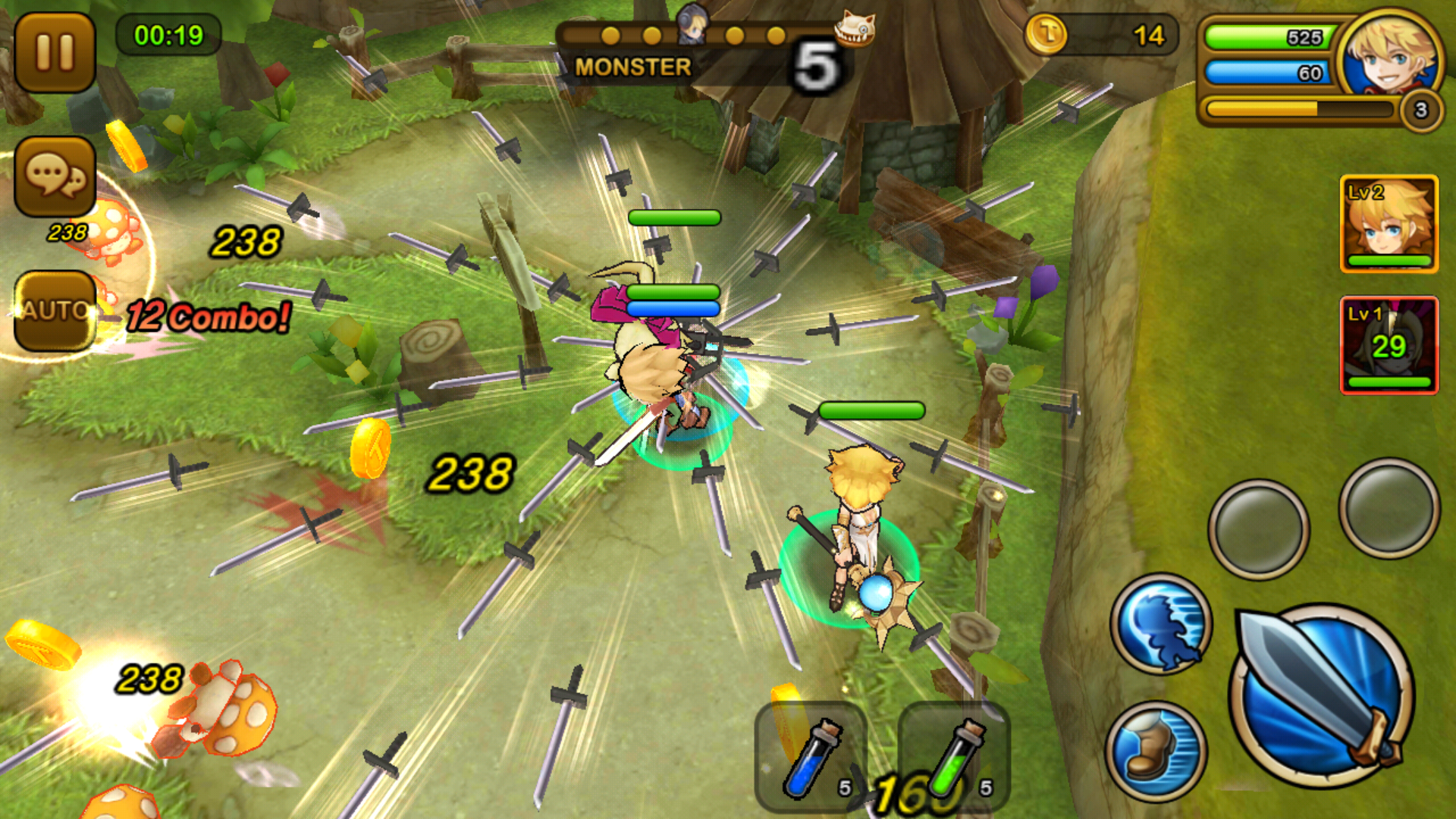 androidアプリ ガーディアンハンター（Guardian Hunter）攻略スクリーンショット5
