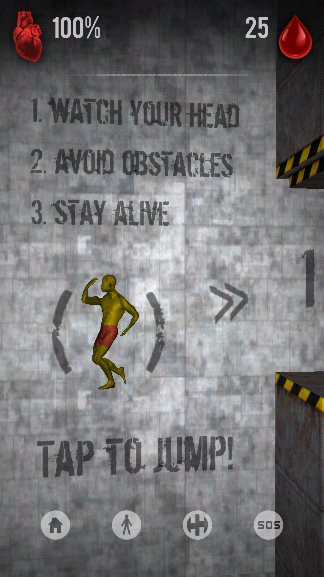androidアプリ Bloody Jumps -Jump or Die-攻略スクリーンショット2
