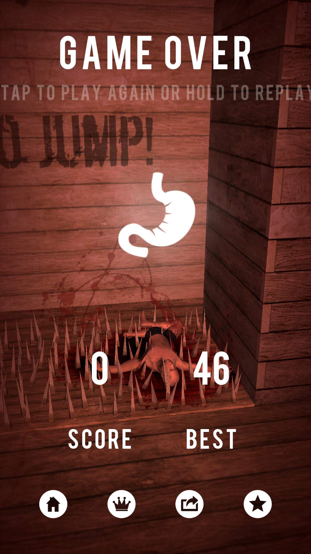 androidアプリ Bloody Jumps -Jump or Die-攻略スクリーンショット5