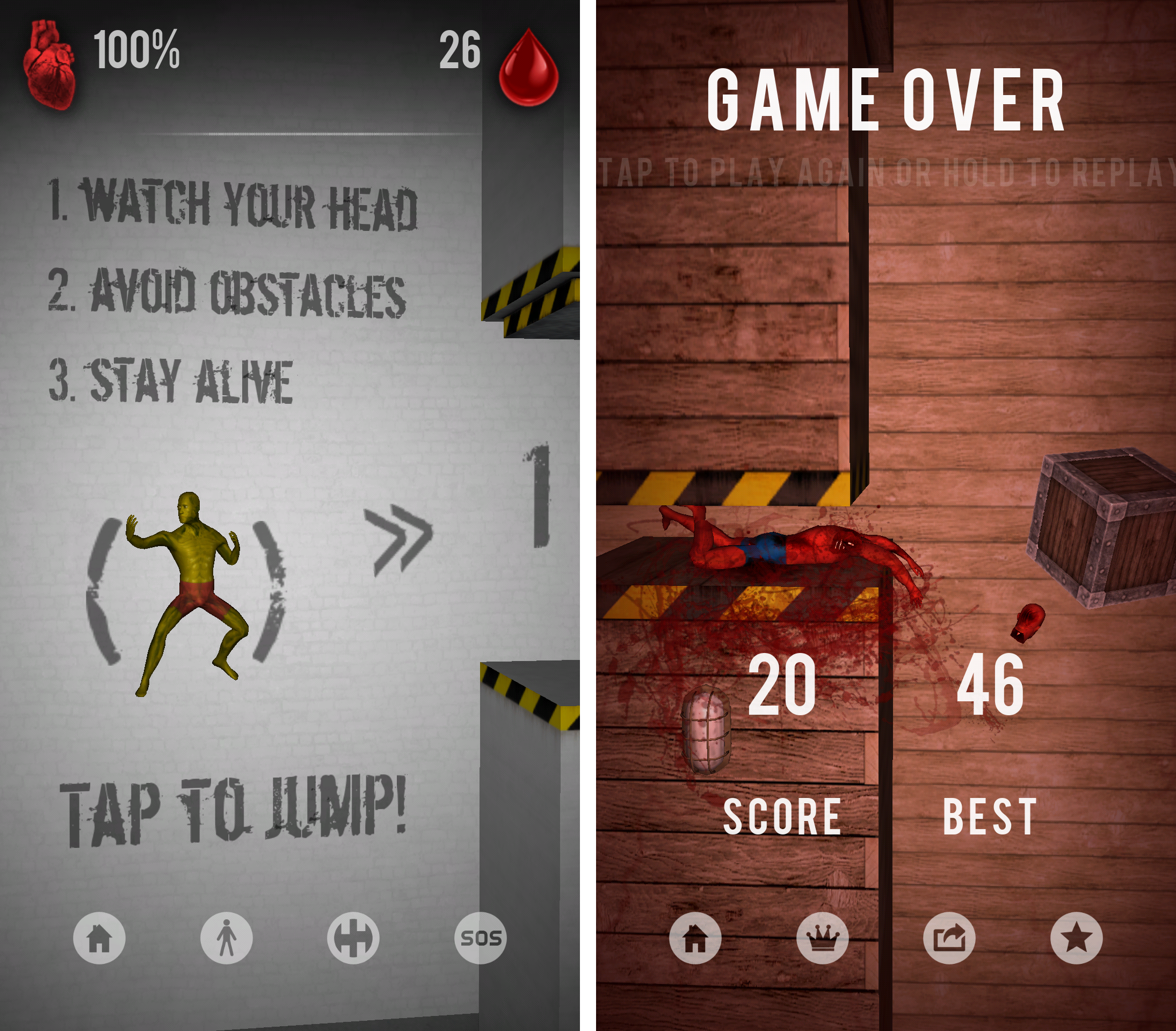 Bloody Jumps -Jump or Die- androidアプリスクリーンショット2