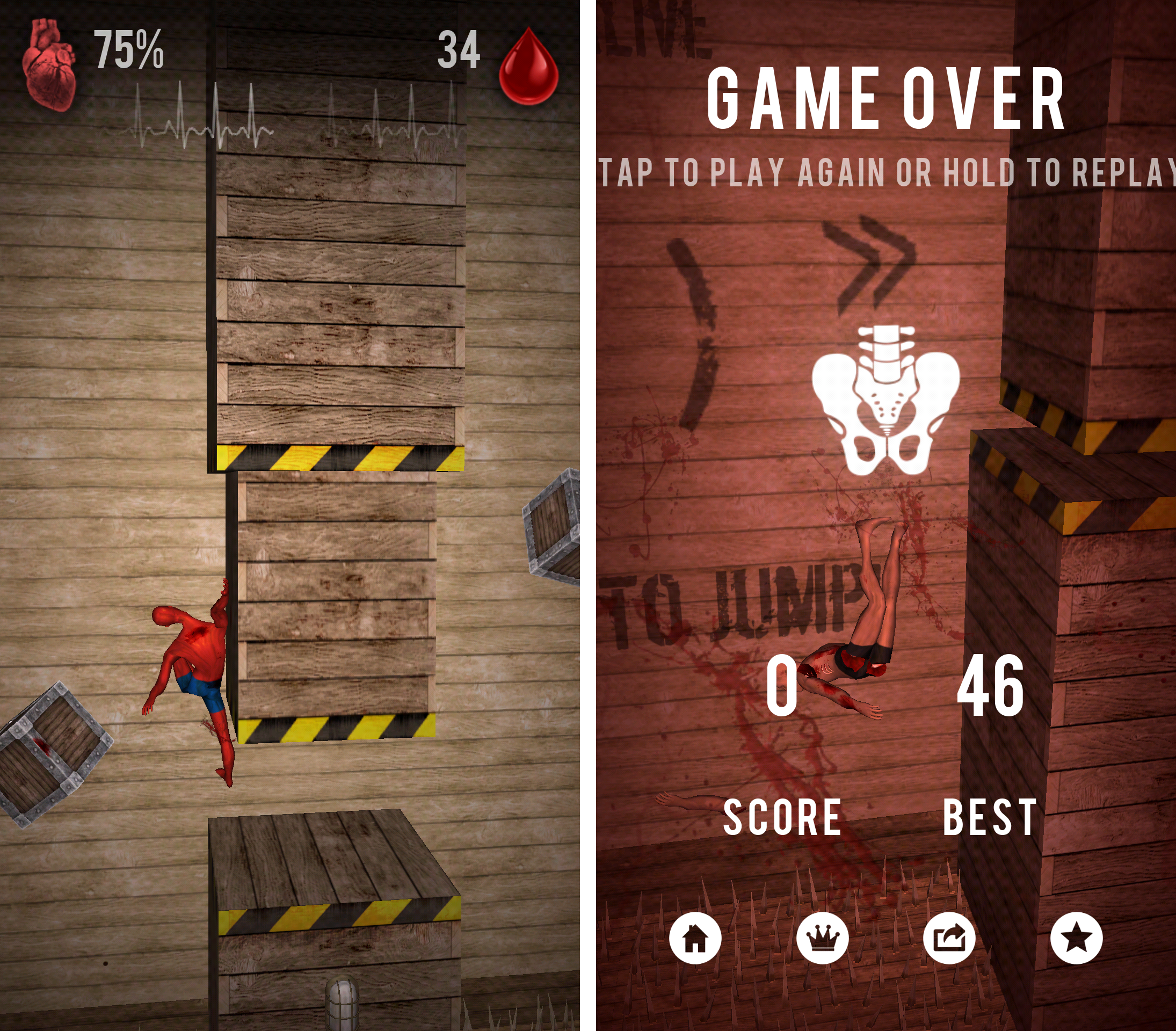 Bloody Jumps -Jump or Die- androidアプリスクリーンショット3