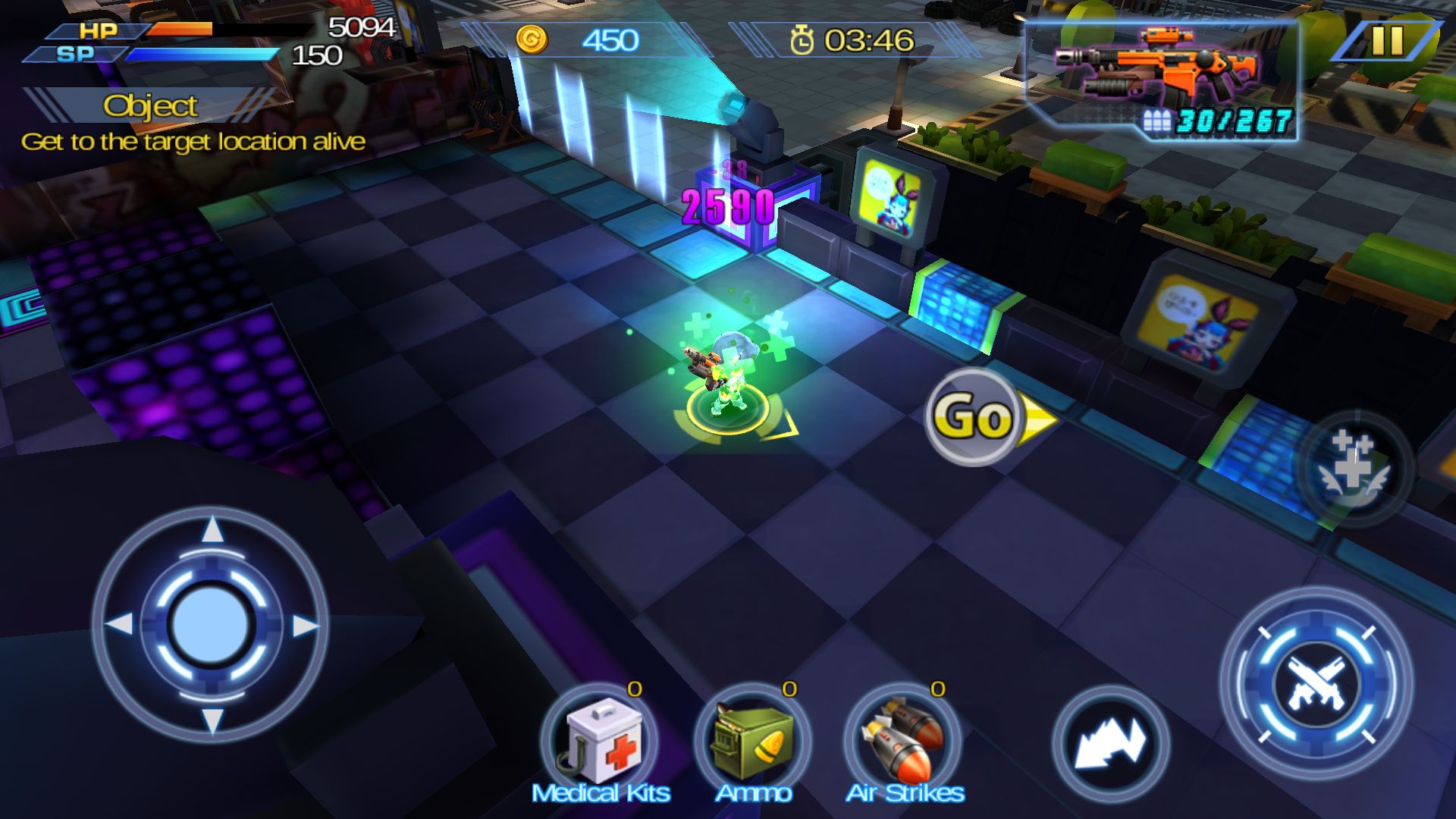 androidアプリ Guns X Zombies攻略スクリーンショット3