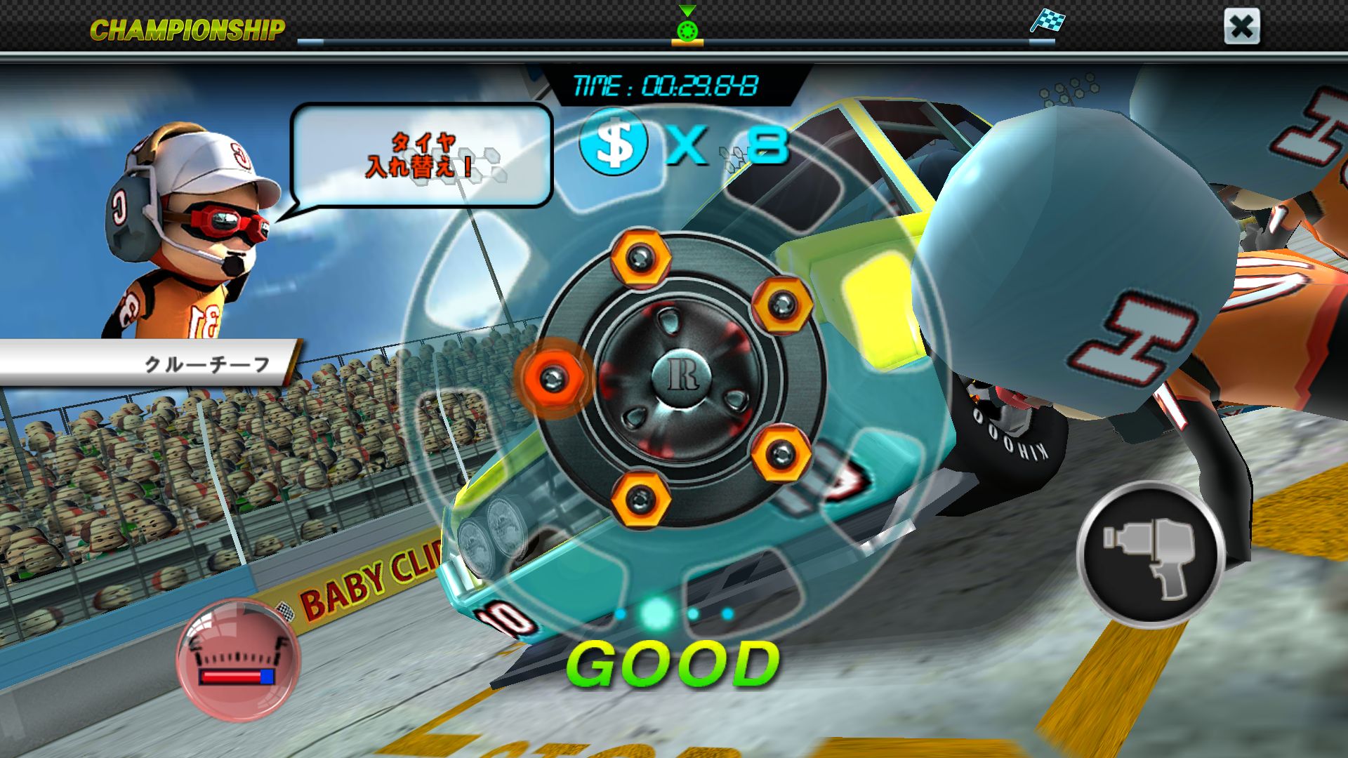 ピットストップレーシング：クラブvsクラブ androidアプリスクリーンショット2