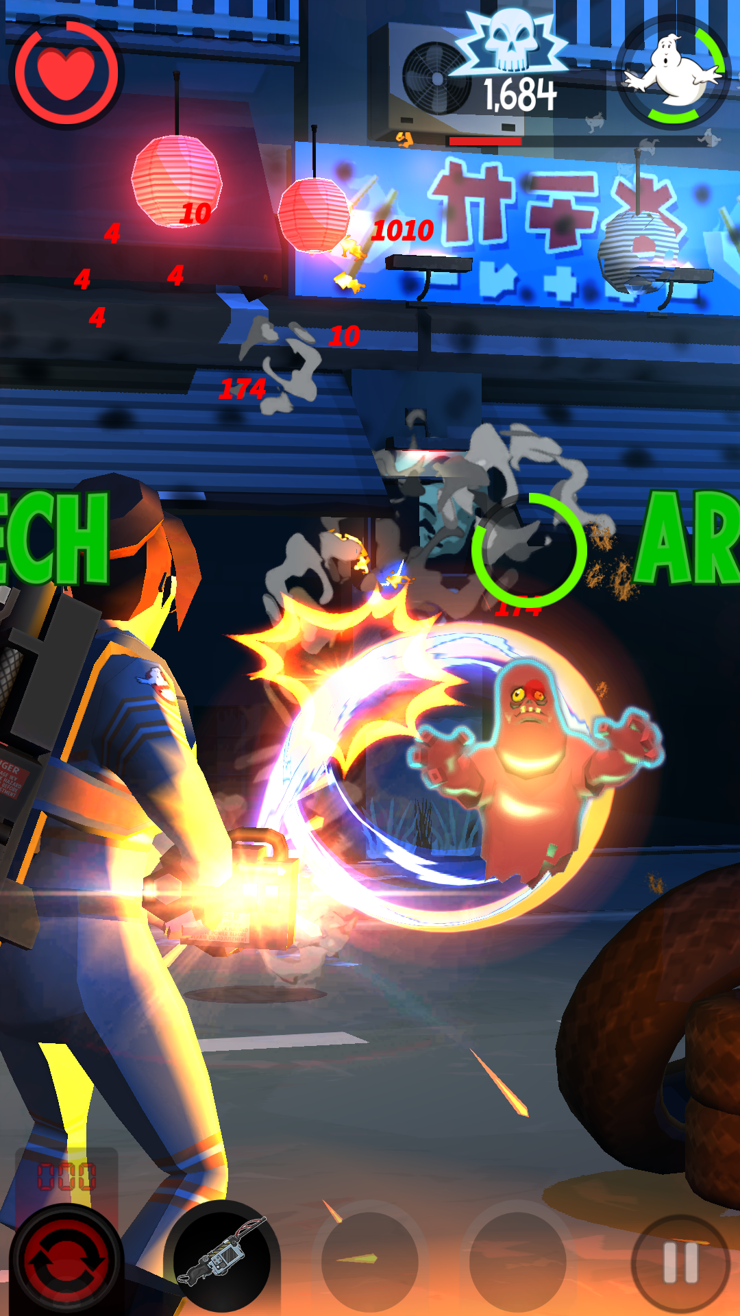 androidアプリ Ghostbusters : Slime City（ゴーストバスターズ）攻略スクリーンショット2