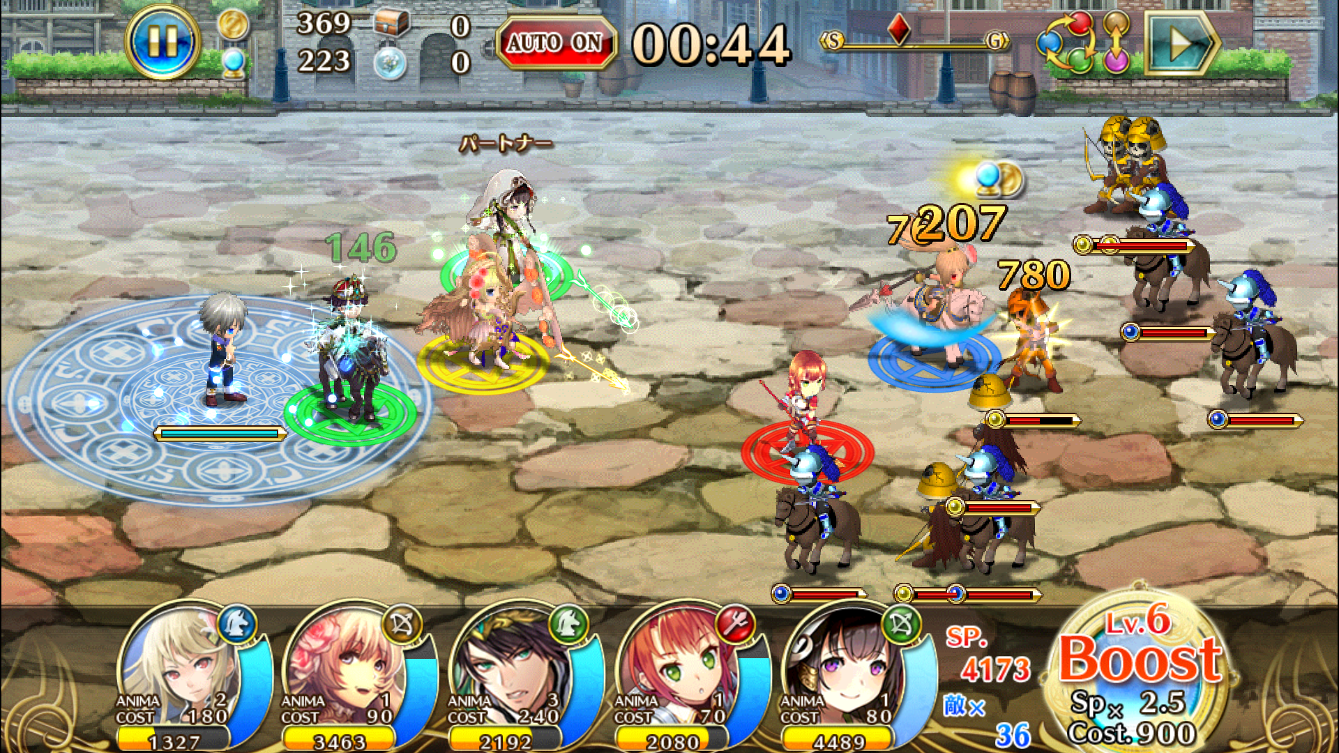 androidアプリ 輝星のリベリオン（ホシリベ）攻略スクリーンショット2